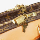 Louis Vuitton Alize 45 Monogram Coated Canvas Travel Bag