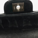 Chanel East West Black Patent Leather Chocolate Bar Flap Bag