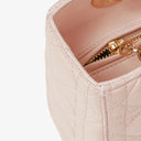 Christian Dior Medium Lady Dior Powder Pink Cannage Quilted Leather Bag