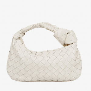 Bottega Veneta Mini Jodie White Leather Bag