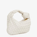 Bottega Veneta Mini Jodie White Leather Bag