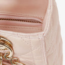 Christian Dior Medium Lady Dior Powder Pink Cannage Quilted Leather Bag