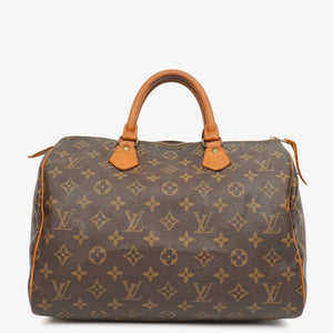 Louis Vuitton Speedy 30 Monogram Canvas Handbag