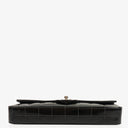 Chanel East West Black Patent Leather Chocolate Bar Flap Bag