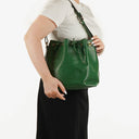 Louis Vuitton Petit Noe Green EPI Leather Shoulder Bag