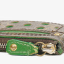 Louis Vuitton Monogram Canvas Perforated Green Pochette Clés Key Pouch
