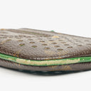 Louis Vuitton Monogram Canvas Perforated Green Pochette Clés Key Pouch