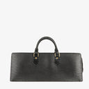 Louis Vuitton Sac Triangle Black EPI Leather Handbag