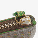 Louis Vuitton Monogram Canvas Perforated Green Pochette Clés Key Pouch