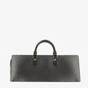 Louis Vuitton Sac Triangle Black EPI Leather Handbag