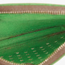 Louis Vuitton Monogram Canvas Perforated Green Pochette Clés Key Pouch