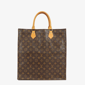 Louis Vuitton Sac Plat Monogram Canvas Bag