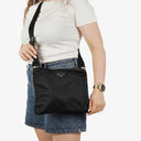 Prada Vela Sport Black Nylon Crossbody Bag