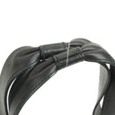 Chanel Black Leather Camellia Top Handle Bag