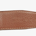 Hermes 30mm Leather Reversible Brown/Blue H Belt Size 80