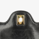 Chanel Vintage Classic Double Flap Bag in Quilted Black Lambskin with 24K Gold-Plated Hardware
