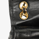 Chanel Vintage Classic Double Flap Bag in Quilted Black Lambskin with 24K Gold-Plated Hardware