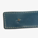 Hermes 30mm Leather Reversible Brown/Blue H Belt Size 80