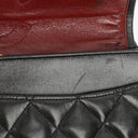Chanel Vintage Classic Double Flap Bag in Quilted Black Lambskin with 24K Gold-Plated Hardware