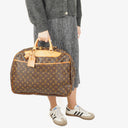 Louis Vuitton Alize 45 Monogram Coated Canvas Travel Bag