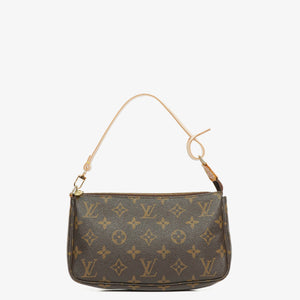 Louis Vuitton Pochette Accessoires Monogram Canvas Clutch Handbag