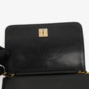 Chanel Mini Classic Black Quilted Lambskin Full Flap Wallet On Chain WOC With 24K Gold-Plated Hardware