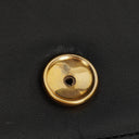 Chanel Mini Classic Black Quilted Lambskin Full Flap Wallet On Chain WOC With 24K Gold-Plated Hardware