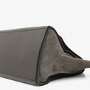Celine Grey Leather and Suede Trapeze Bag