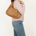 Bottega Veneta Nappa Intrecciato Brown Medium Veneta Hobo Bag Condition: Good