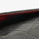 Chanel Vintage Classic Double Flap Bag in Quilted Black Lambskin with 24K Gold-Plated Hardware