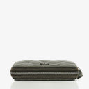 Chanel Quilted Caviar Leather O-Zip Coin Purse