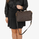 Louis Vuitton Fusain on Idylle Speedy 30 Bandouliere Monogram Handbag