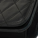 Chanel Mini Classic Black Quilted Lambskin Full Flap Wallet On Chain WOC With 24K Gold-Plated Hardware