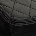 Chanel Mini Classic Black Quilted Lambskin Full Flap Wallet On Chain WOC With 24K Gold-Plated Hardware