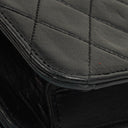 Chanel Mini Classic Black Quilted Lambskin Full Flap Wallet On Chain WOC With 24K Gold-Plated Hardware