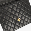 Chanel Small Classic Single Flap Bag Black Quilted Lambskin With 24K Gold-Plated Hardware