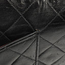 Chanel Vintage Classic Double Flap Bag in Quilted Black Lambskin with 24K Gold-Plated Hardware