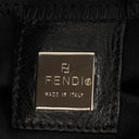 Fendi Baguette Black Neoprene Shoulder Bag