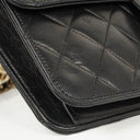 Chanel Small Classic Single Flap Bag Black Quilted Lambskin With 24K Gold-Plated Hardware