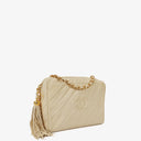 Chanel Camera Tassel Leather Front Pocket Crossbody Bag