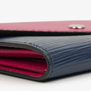 Louis Vuitton Epi Leather Indigo Hot Pink Victorine Wallet