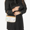 Louis Vuitton Takashi Murakami Pochette Accessoire Multicolor Clutch Handbag