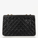 Chanel Maxi CC Classic Single Flap Maxi Logo Bag Black Quilted Lambskin 24K Gold-Plated Hardware