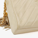 Chanel Camera Tassel Leather Front Pocket Crossbody Bag