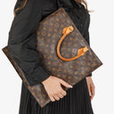 Louis Vuitton Sac Plat Monogram Canvas Bag