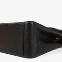 Chanel Maxi CC Classic Single Flap Maxi Logo Bag Black Quilted Lambskin 24K Gold-Plated Hardware