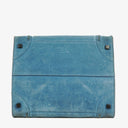 Celine Blue Suede And Leather Medium Phantom Bag