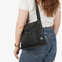 Prada Tessuto Nylon and Leather Shoulder Bag
