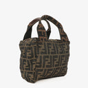 Fendi Fabric FF Tobacco Mini Cosmetic Bag