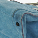 Celine Blue Suede And Leather Medium Phantom Bag